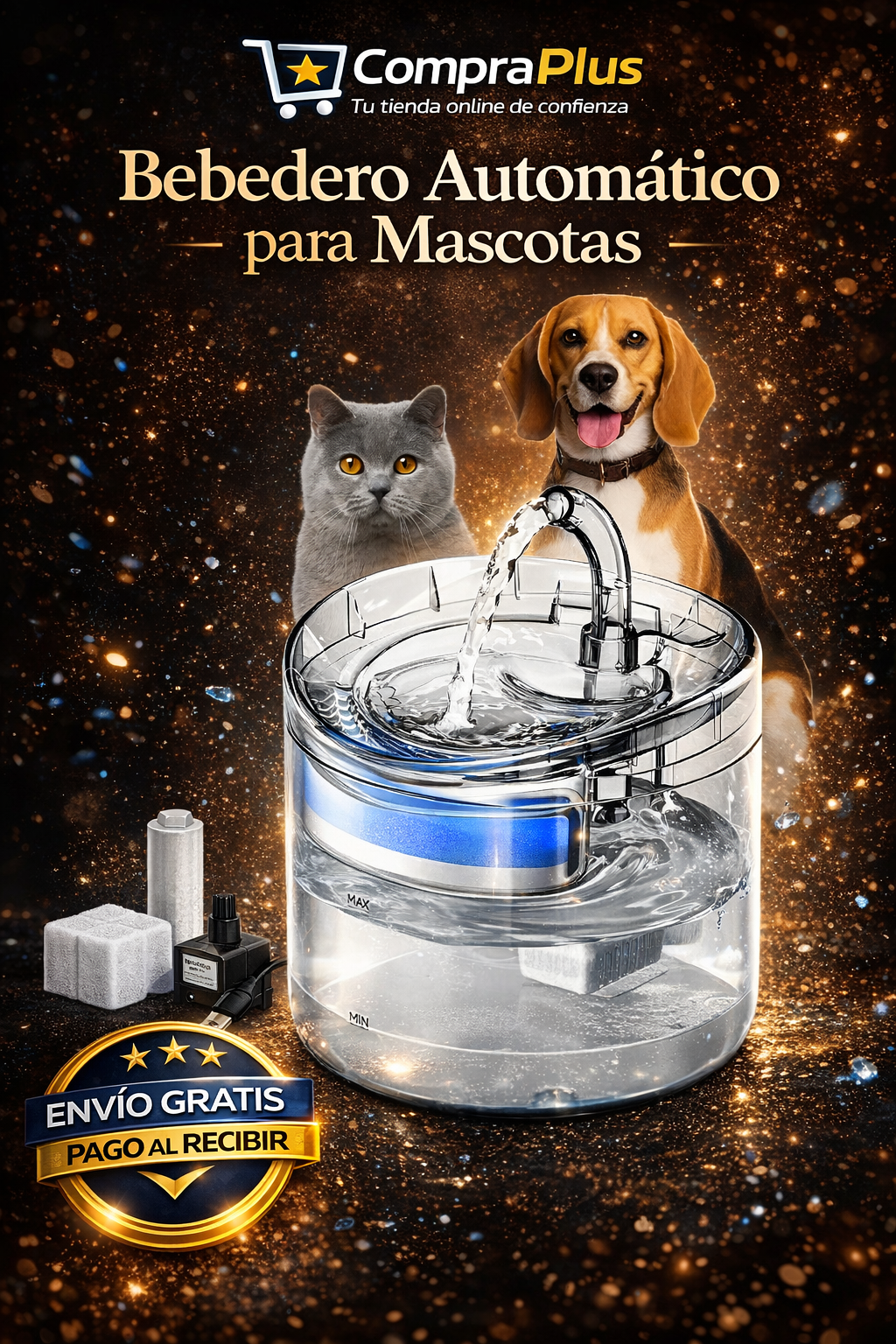 Bebedero Automático para Mascotas